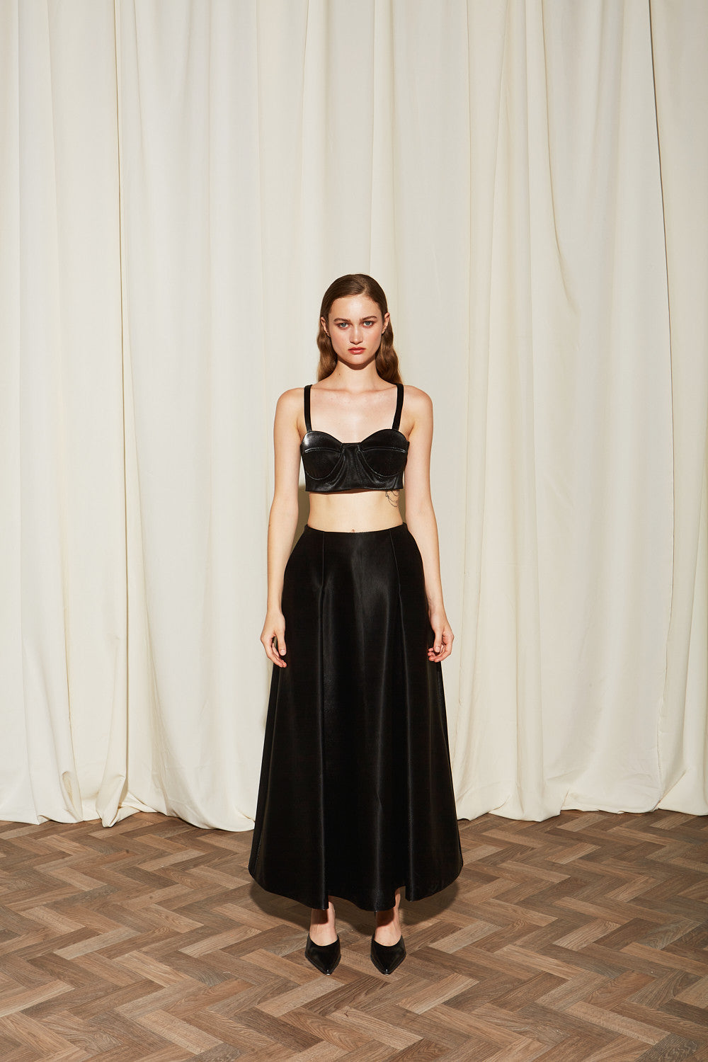 Lennie eco leather skirt