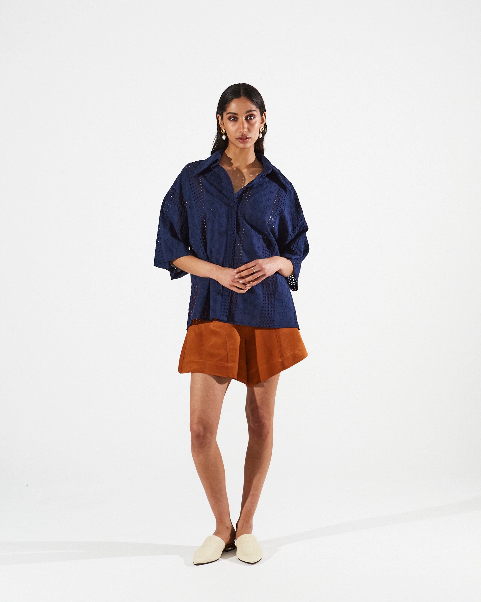 Luisa honey brown shorts