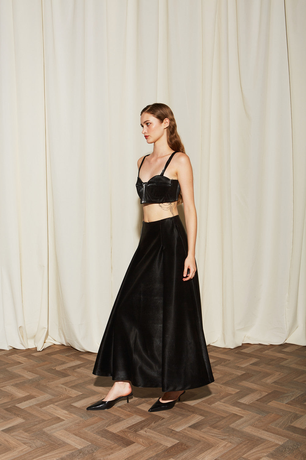 Lennie eco leather skirt