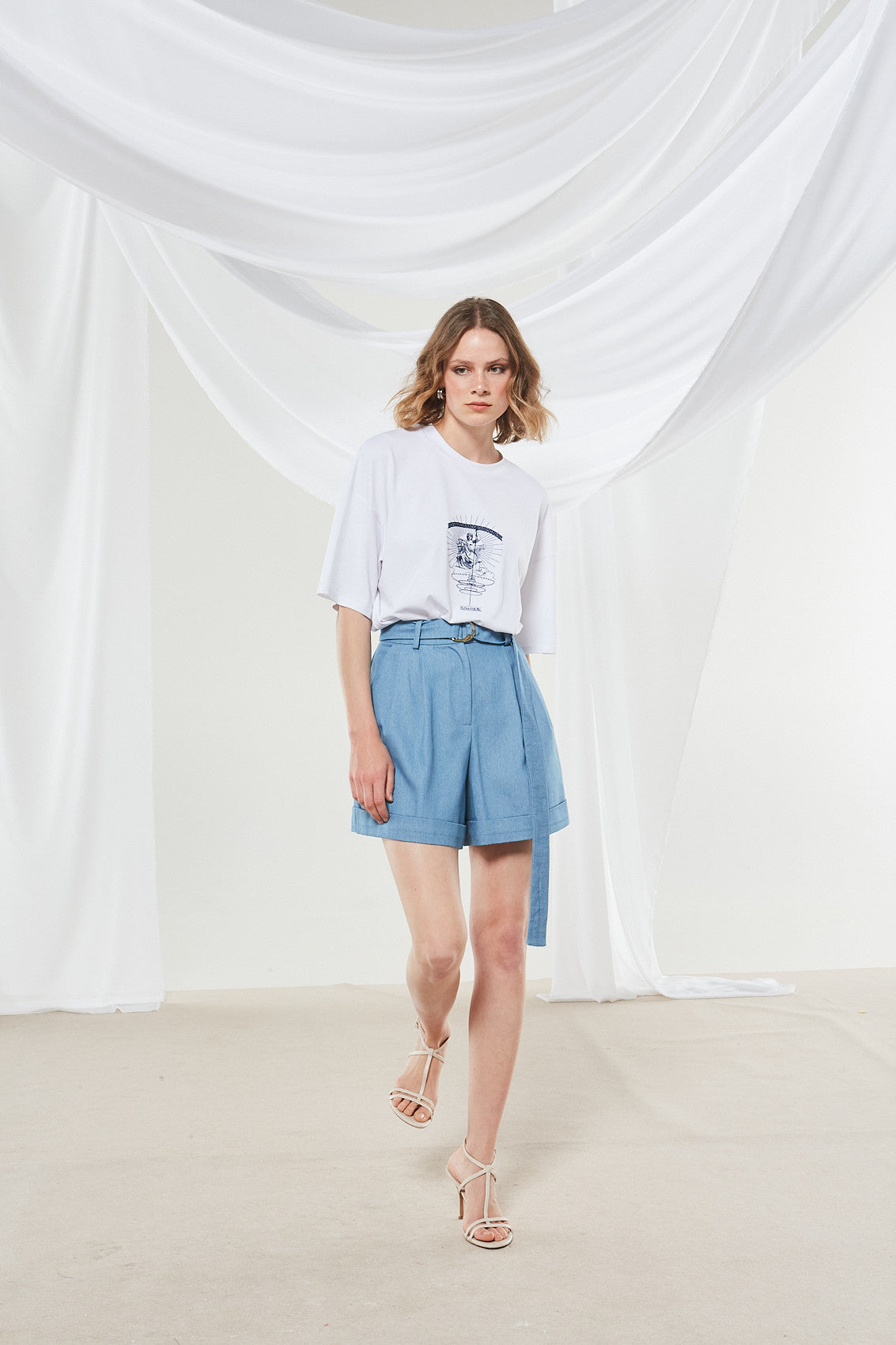 Cassia denim shorts
