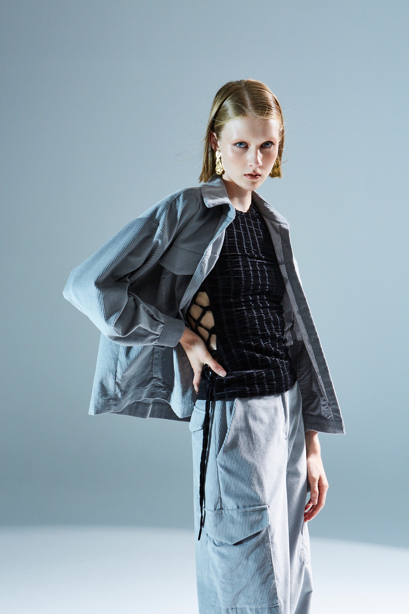 Joyce corduroy grey jacket
