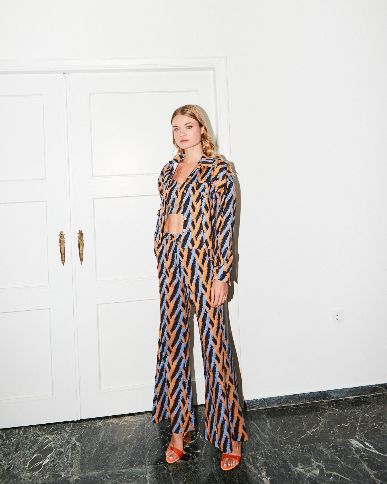 Aemilia cotton printed pants