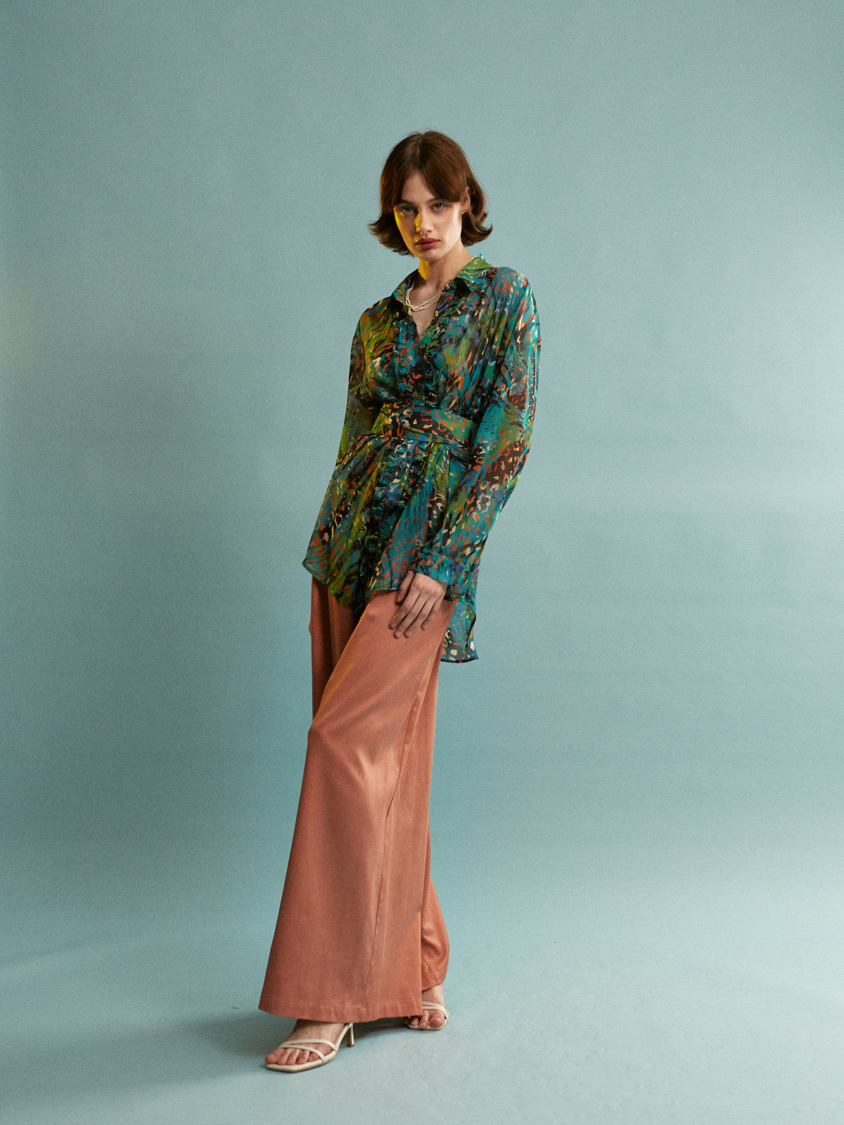 Nadine tencel wide leg pants