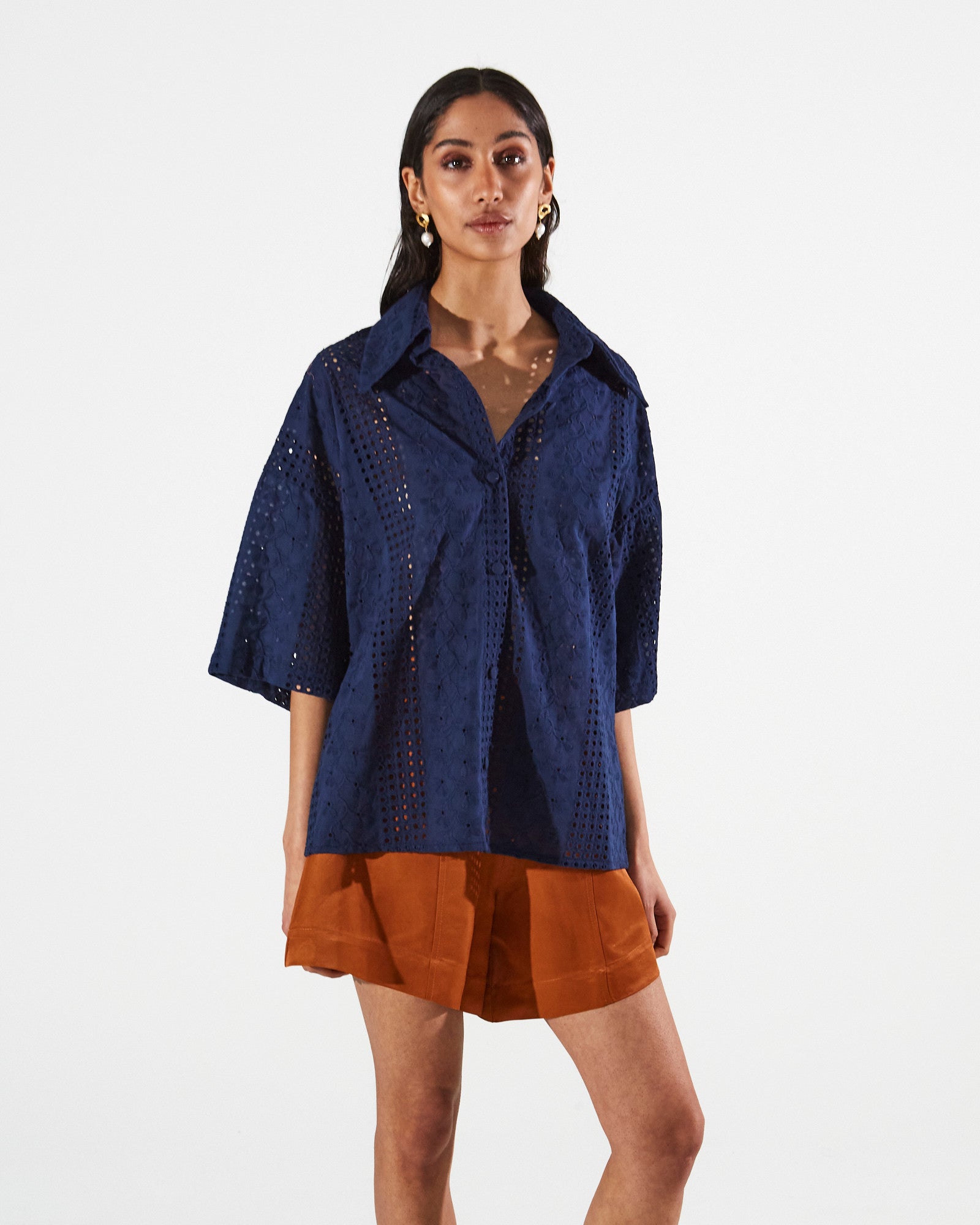 Luisa honey brown shorts