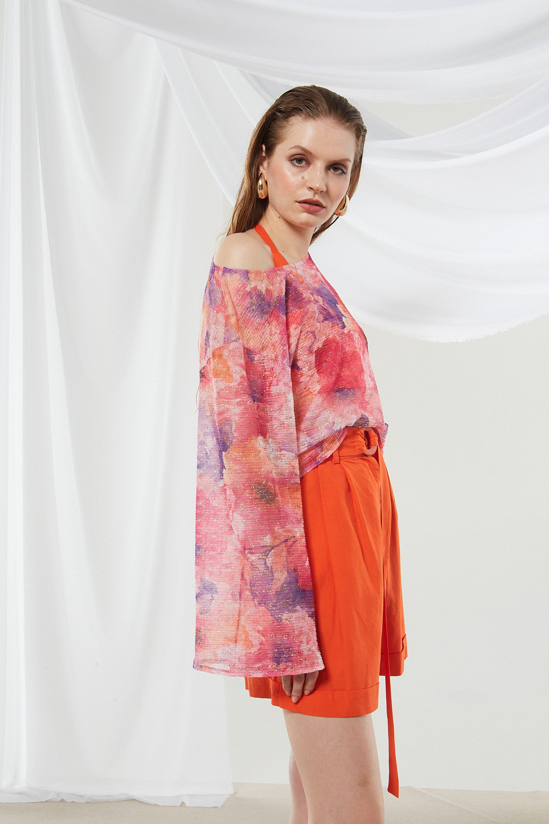 Marigold knitted long sleeve top